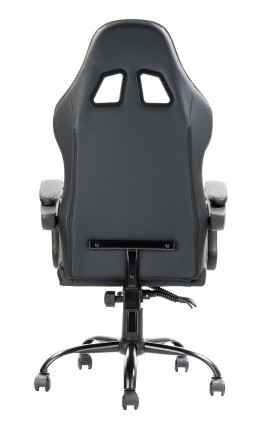 itek Gaming Chair RHOMBUS PF10 - PVC,  Doppio Cuscino, Schienale  Reclinabile, Nero Nero