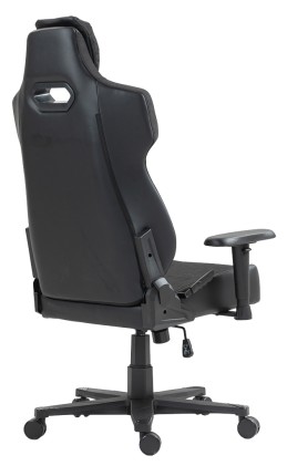 itek Gaming Chair SHUTTLE PM66 - PVC e Tessuto- Braccioli 3D- Nero Nero