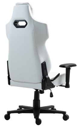 itek Gaming Chair SHUTTLE PM66 - PVC e Tessuto- Braccioli 3D- Bianco Nero