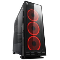 Itek Case Lunar19 Middle Tower Atx, 2Xusb2 1Xusb3, 3X12 Rgb Fan Front Con Telecomando Pannello Frontale Trasparente In Vetro Temperato