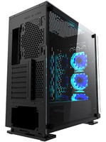 Itek Case Cosmic23 Middle Tower, Atx, 2Xusb2 1Xusb3, 3X12 Rgb Fan Front Con Telecomando, Pannello Frontale Vetro Temperato