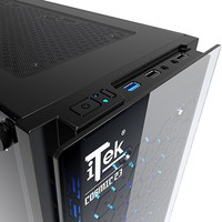 Itek Case Cosmic23 Middle Tower, Atx, 2Xusb2 1Xusb3, 3X12 Rgb Fan Front Con Telecomando, Pannello Frontale Vetro Temperato