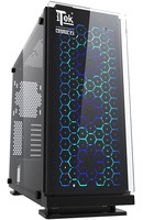 Itek Case Cosmic23 Middle Tower, Atx, 2Xusb2 1Xusb3, 3X12 Rgb Fan Front Con Telecomando, Pannello Frontale Vetro Temperato