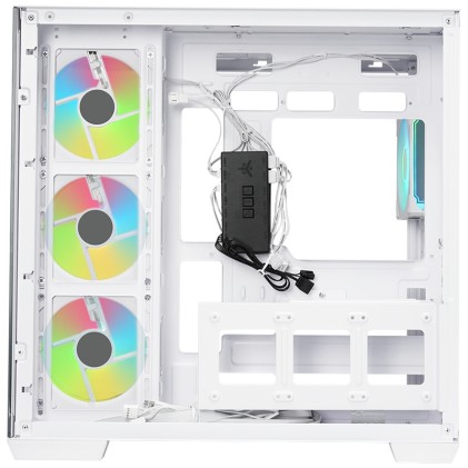 Itek Case Dark Cave Aku - Gaming  Tower, Atx, 4X12Cm Argb Fan, Usb3, Type-C, Temp Glass Side   Fron