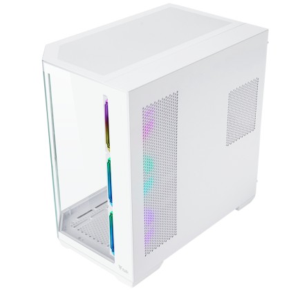 Itek Case Dark Cave Aku - Gaming  Tower, Atx, 4X12Cm Argb Fan, Usb3, Type-C, Temp Glass Side   Fron