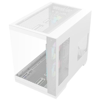 Itek Case Dark Cave Ds, Gaming Tower, Atx, 3X12Cm Argb Fan, 2Xusb3, Type-C, Side  Front Panel Temp