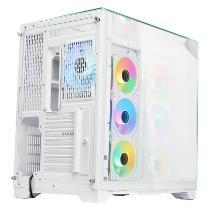 Itek Case Dark Cave Pano - Gaming  Tower, Atx, 4X12Cm Argb Fan, 2Xusb3, Type-C, Temp Glass Top,  Sid