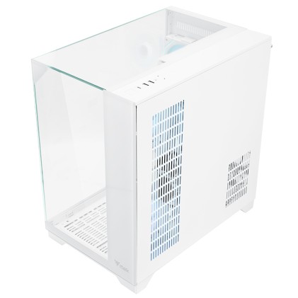 Itek Case Dark Cave Pano - Gaming  Tower, Atx, 4X12Cm Argb Fan, 2Xusb3, Type-C, Temp Glass Top,  Sid