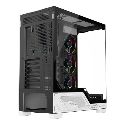 Itek Case Nebralux 01 Gaming  Tower Atx  4X12Cm Argb Fan  2Xusb3  Type-C  Temp Glass Side  Front Pa