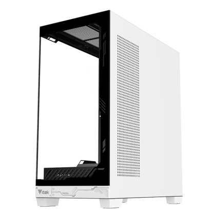Itek Case Nebralux 01 Gaming  Tower Atx  4X12Cm Argb Fan  2Xusb3  Type-C  Temp Glass Side  Front Pa