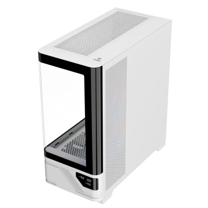 Itek Case Netron Curved Gaming  Tower Atx 3X12Cm Argb Fan 2Xusb3 Type-C Temp Glass Side  Front Pan