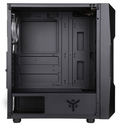 Itek Case Oxygen - Gaming Middle Tower, 20Cm  12Cm Argb  Fan, Usb3, Side Panel Temp Glass