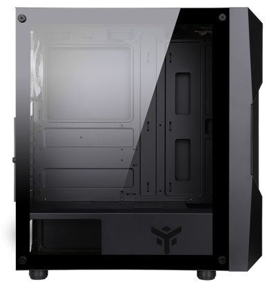 Itek Case Oxygen - Gaming Middle Tower, 20Cm  12Cm Argb  Fan, Usb3, Side Panel Temp Glass