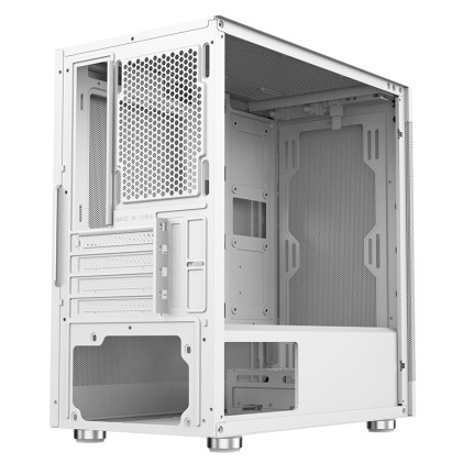 Itek Case Promesh 35B, Gaming Office Mini Tower Matx, Type-C, 2Xusb3, 3 Lati Mesh, White