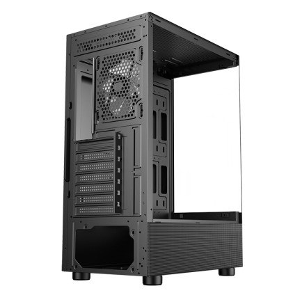 Itek Case Showbui 33B, Gaming Tower Atx, 12Cm Argb Fan, Usb3, Side  Front Panel Temp Glass