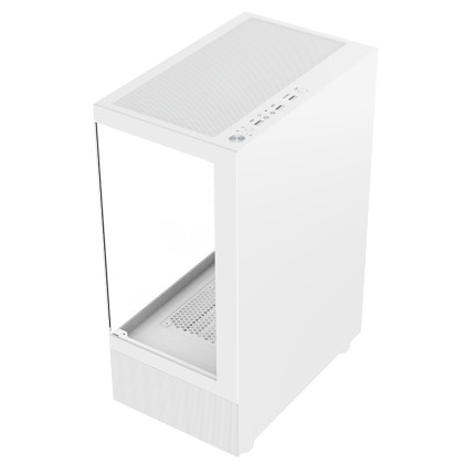 Itek Case Showbui 33W,Gaming Tower Atx, 12Cm Argb Fan, Usb3, Side  Front Panel Temp Glass, White