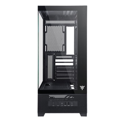 Itek Case Showbui 37B Gaming Tower Atx 3X12Cm Argb Fan Type-C  2Xusb3.0  Side  Front Panel Temp Gl