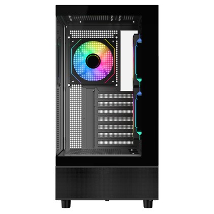 Itek Case Showbui 42B, Gaming Tower, Atx, 3X12Cm Argb Fan, 2Xusb3, Type-C, Side  Front Panel Temp G