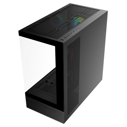 Itek Case Showbui 42B, Gaming Tower, Atx, 3X12Cm Argb Fan, 2Xusb3, Type-C, Side  Front Panel Temp G