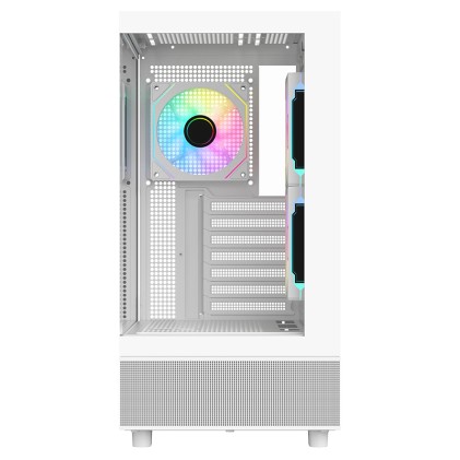 Itek Case Showbui 42W, Gaming Tower, Atx, 3X12Cm Argb Fan,  2Xusb3, Type-C, Side  Front Panel Temp