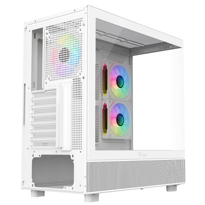 Itek Case Showbui 42W, Gaming Tower, Atx, 3X12Cm Argb Fan,  2Xusb3, Type-C, Side  Front Panel Temp