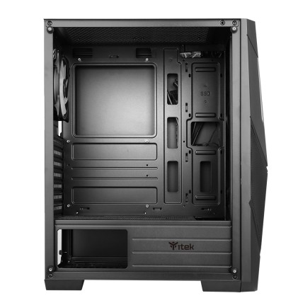 Itek Case Spacirc Vo - Gaming Middle Tower, 2X12Cm Argb Fan, Usb3