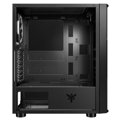 Itek Case Shake Evo - Gaming Middle Tower, Usb3, 4X12Cm Argb Fan, Side Panel Temp Glass