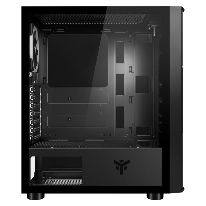 Itek Case Shake Evo - Gaming Middle Tower, Usb3, 4X12Cm Argb Fan, Side Panel Temp Glass