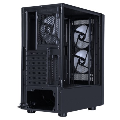 Itek Case Siisbe 3.0 - Gaming Middle Tower, 3X12Cm Argb Fan, Usb3, Side Panel Temp Glass With Hinge
