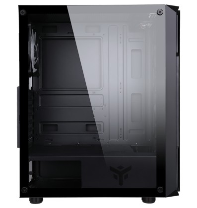 Case Itek Six Triangle Gaming Middle Tower, 4x12cm ARGB fan, USB3, Side Panel Temp Glass - CONFEZIONE APERTA