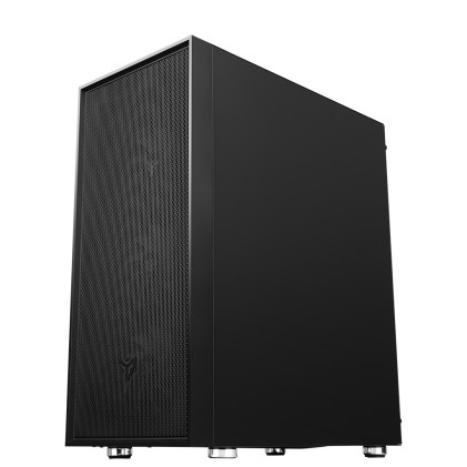 Itek Case Vertibra H210 - Gaming Middle Tower, 4X12Cm Argb Fan, 2Xusb3, Side Panel Temp Glass