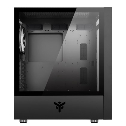 Itek Case Vertibra H210 - Gaming Middle Tower, 4X12Cm Argb Fan, 2Xusb3, Side Panel Temp Glass