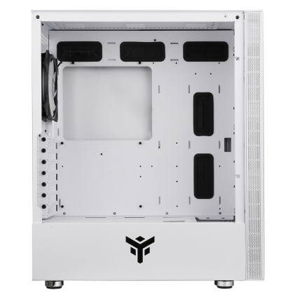 Itek Case Vertibra S210W - Gaming Middle Tower, 12Cm Argb Fan, 2Xusb3, Side Panel Temp Glass, White