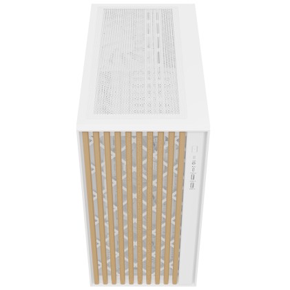 Itek Case Woody, Gaming Tower, Atx, 3X12Cm Black Fan, 2Xusb3, Type-C,  Wood Front, Temp Glass Side P