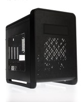 Case ECLIPSE - Gaming Cube, USB3, 12cm red led fan, ODD/HDD/SSD kit, Card Reader, MB mATX, PSU ATX