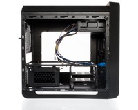 Case ECLIPSE - Gaming Cube, USB3, 12cm red led fan, ODD/HDD/SSD kit, Card Reader, MB mATX, PSU ATX