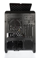 Case ECLIPSE - Gaming Cube, USB3, 12cm red led fan, ODD/HDD/SSD kit, Card Reader, MB mATX, PSU ATX