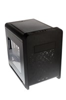 Case ECLIPSE - Gaming Cube, USB3, 12cm red led fan, ODD/HDD/SSD kit, Card Reader, MB mATX, PSU ATX