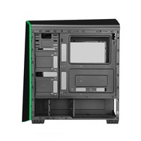 Itek Case Origin Gaming Mid Tower, Usb3, 2X12Cm Led  Fan, Window, Black Green