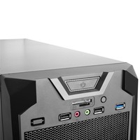 Case INVADER R03 - Gaming Middle Tower USB3 12cm red fan ODD/HDD kit Trasp Wind Card Reader