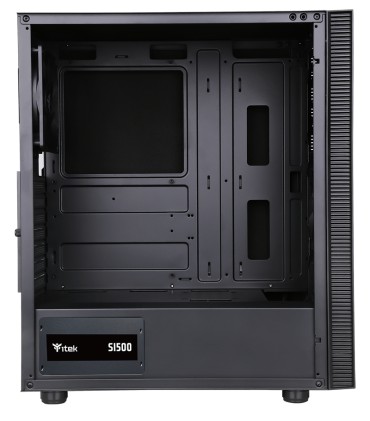 Itek Case Sylent Middle Tower, Psu 500W 80+ Eff, 2Xusb3, 3X12Cm Fan, Rivest Fonoassorbente