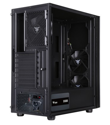 Itek Case Sylent Middle Tower, Psu 500W 80+ Eff, 2Xusb3, 3X12Cm Fan, Rivest Fonoassorbente