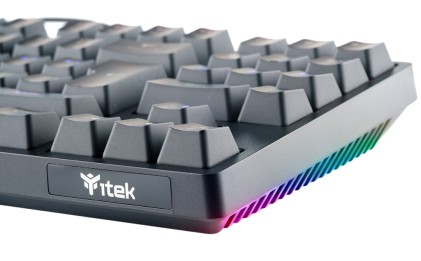Itek Tastiera Gaming, Meccanica, Switch Blu, Outemu, Rgb, Software, 90Tasti, Compatta