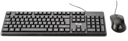 Itek Tastiera + Mouse  Dec C01  Usb  Mouse Ottico 3600Dpi  Tastiera Membrana 105 Tasti Cavo  1.5M