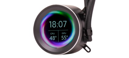 Itek Dissipatore A Liquido Arctic Sphere Lcd 240 - 240Mm Skt Universale Pwm Fan Lcd 2.8 Con Softw