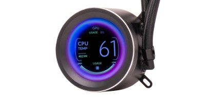 Itek Dissipatore A Liquido Arctic Sphere Lcd 240 - 240Mm Skt Universale Pwm Fan Lcd 2.8 Con Softw