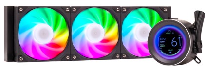 Itek Dissipatore A Liquido Arctic Sphere Lcd 360 - 360Mm Skt Universale Pwm Fan Lcd 2.8 Con Softw