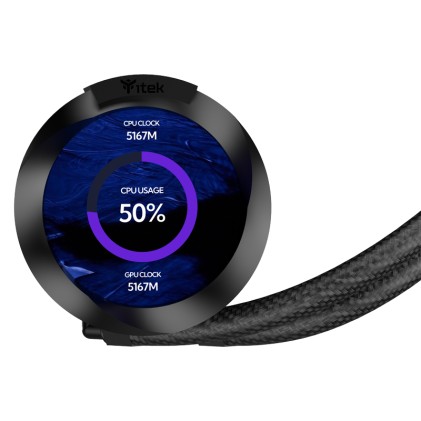 Itek Dissipatore A Liquido Arctic Sphere V2  360Mm Skt Universale Argb Pwm Fan  Lcd 2. 8 Con Softw