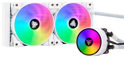 Itek Dissipatore A Liquido Evoliq 240 Argb (White Edition) - 240Mm, Skt Universale, Pwm, Argb Tramit