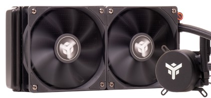 Itek Dissipatore A Liquido Icecore 240 - 240Mm Skt Universale Pwm Black Fan